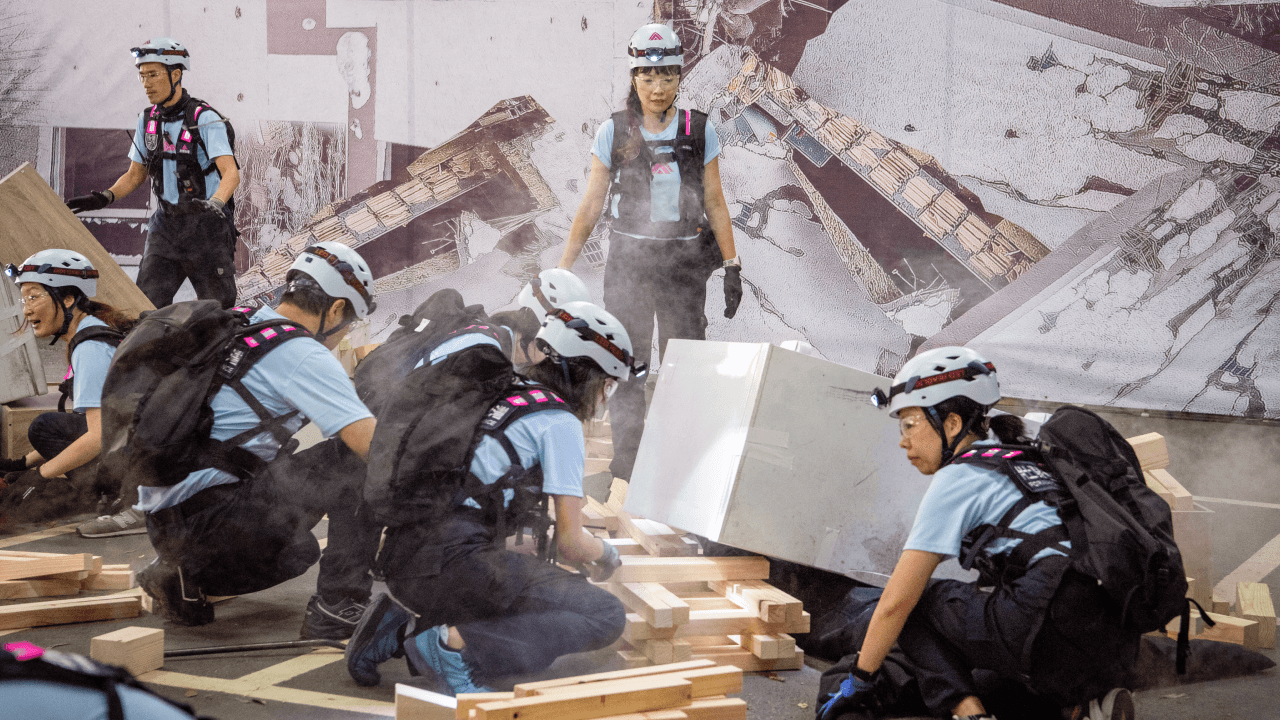 當災難發生，讓後盾小隊能第一時間投入救援。